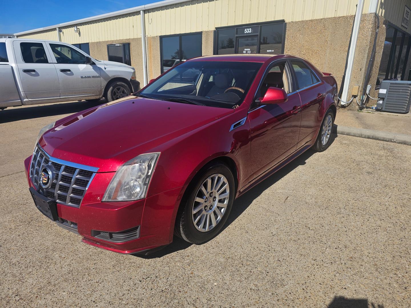 2012 MAROON Cadillac CTS Luxury (1G6DE5E59C0) with an 3.0L V6 DOHC 24V FFV engine, located at 533 S Seven Points BLVD, Seven Points, TX, 75143, (430) 255-4030, 32.313999, -96.209351 - Photo#0